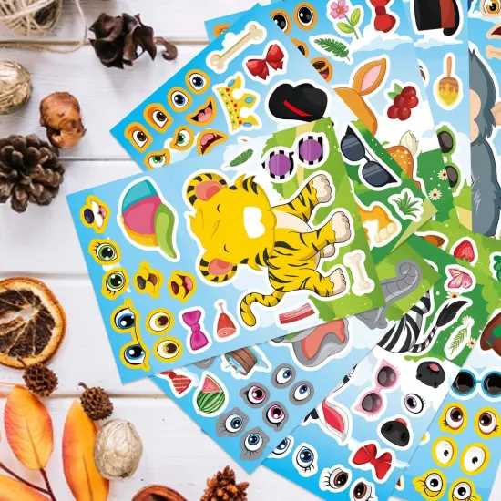 24 Sheets Animal Stickers {4}