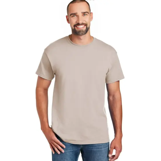 JERZEES&reg; Dri Power Ringspun Short Sleeve Crewneck T-Shirt Sandstone {1}
