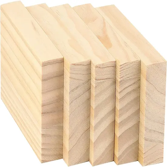 15PCS 3 x 5 x 1 Inches Craft Wood Blocks {4}