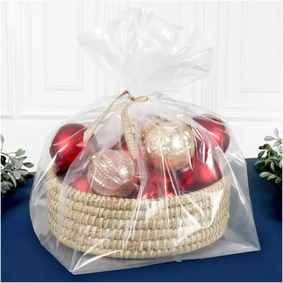 Plymor 12" x 12" x 24" (Pack of 100), 2 Mil Gusseted Plastic Bags {5}