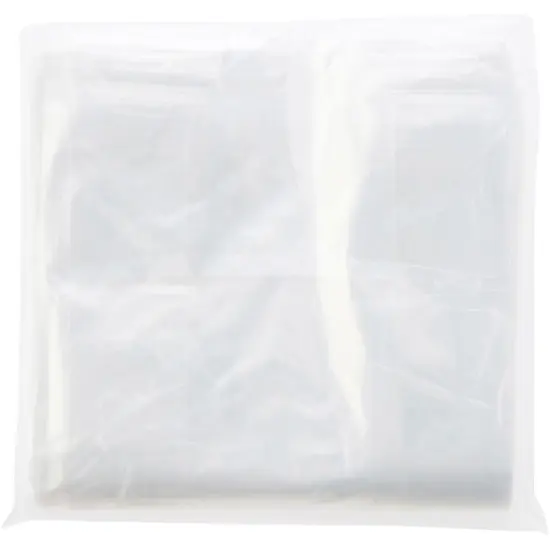 Plymor 8" x 4" x 15" (Pack of 100), 1 Mil Gusseted Plastic Bags {6}