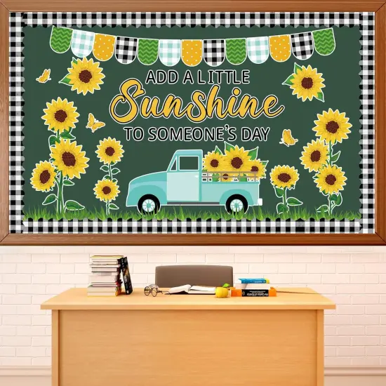 Sunflower Truck Classroom Bulletin Board {1}