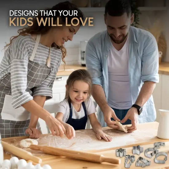 Cookie Cutters Stainless Steel Christmas Shapes by Set of 7 Pcs {6}