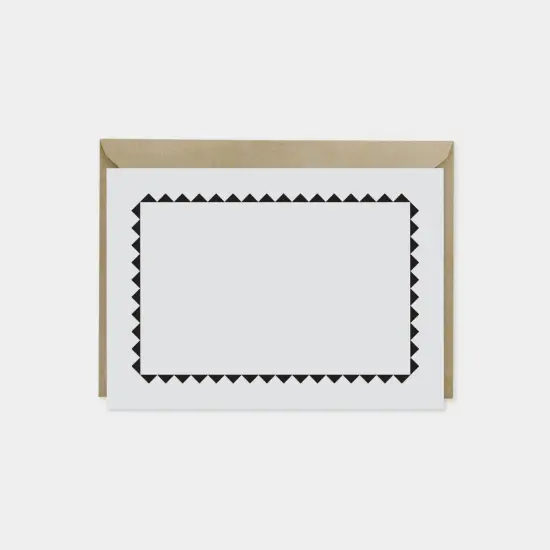 Sawtooth Border Note Cards {1}