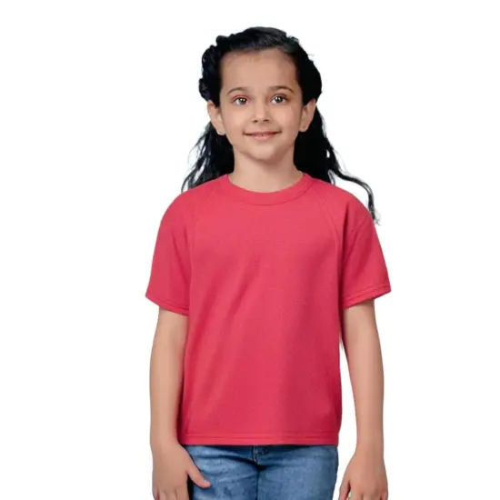 Gildan&reg; Heavy Cotton Crewneck Short Sleeve Youth T-Shirt - 5000B Heather red {1}