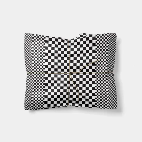 Micro Checkerboard Gift Wrap II {1}