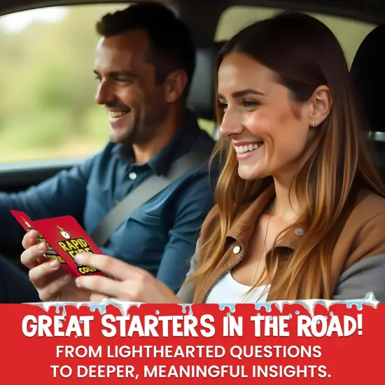 Rapid Fire Conversation Cards Game for Couples I 95 Cards {6}