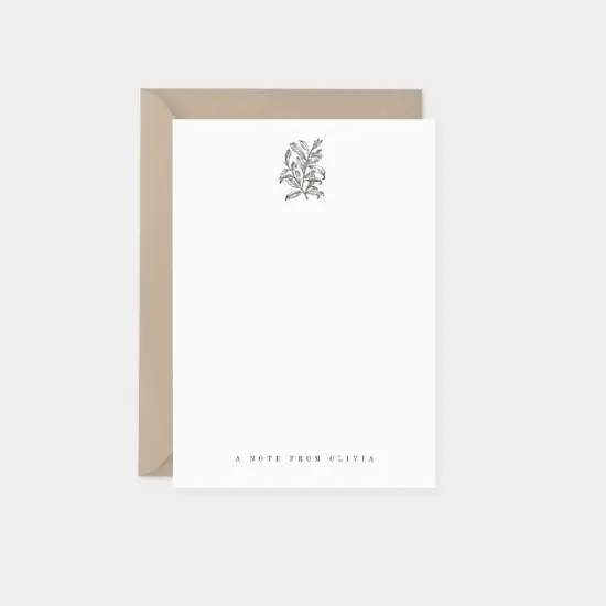 Cherry Laurel Note Cards {1}