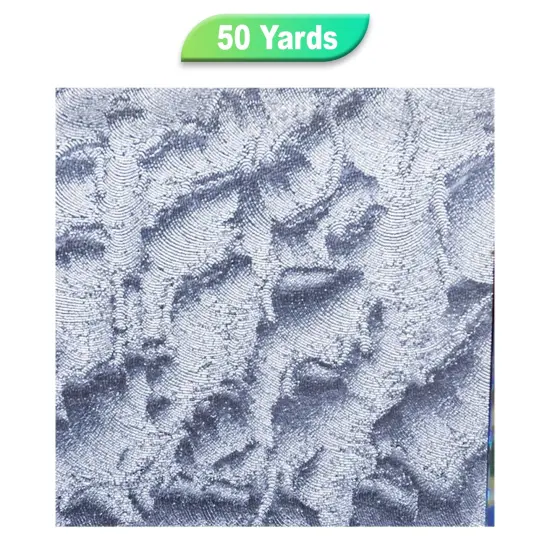 Creative Vinyl - Polychrome Texturized Leaf 24" 10 Silver Leaf {1}