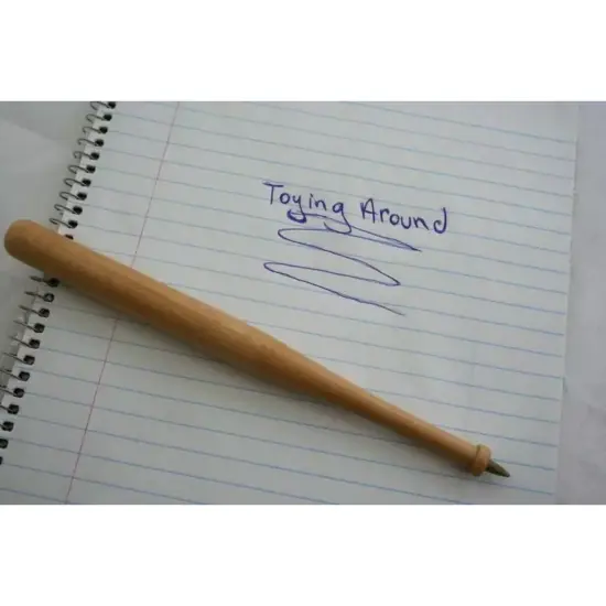 Kitcheniva 10 Pcs 8" x 5/8" Maple Wood Baseball Pens Baseball Party Favor Gift {6}