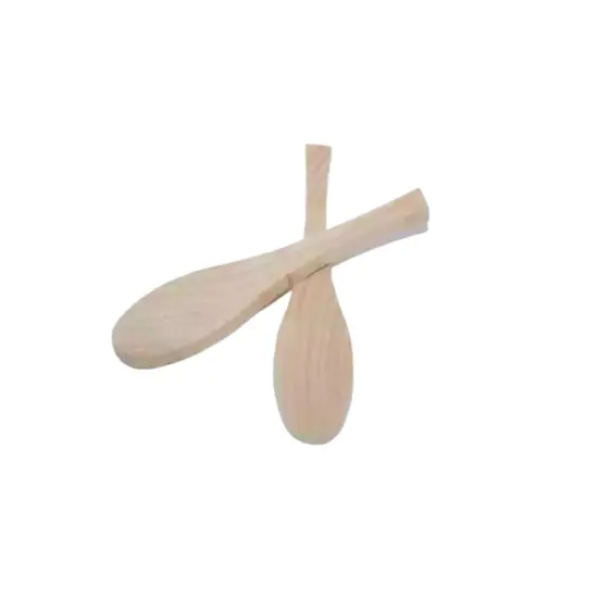 Kitcheniva 500 Pcs Wooden Spoon Cutout Paddle Oar Wood Party Favor {1}