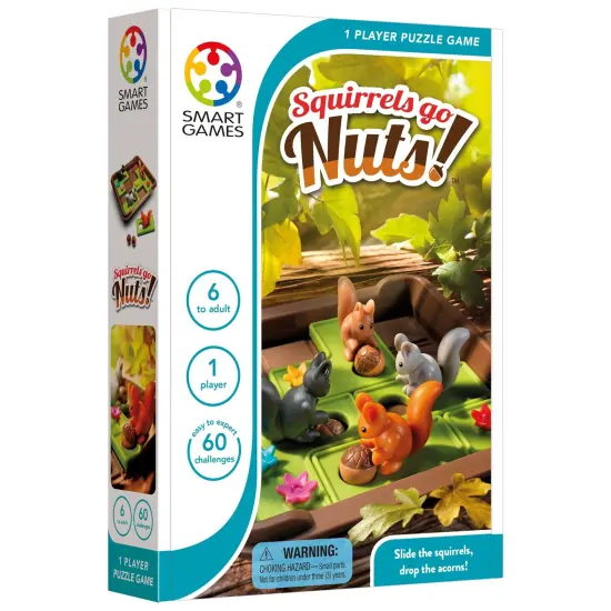 Squirrels Go Nuts&trade; 1-Player Puzzle Game {1}