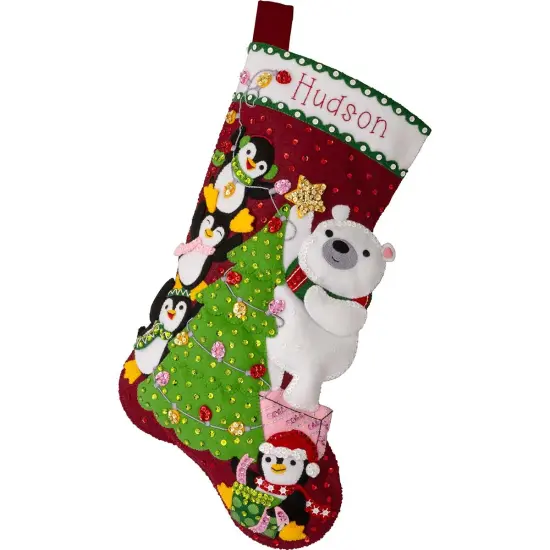 BucillaArctic Tree Trim Stocking Kit Multi {1}