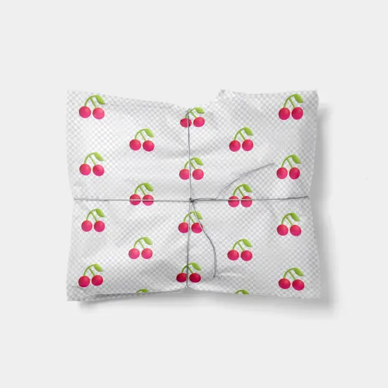 Cherry Emoji Gift Wrap {1}