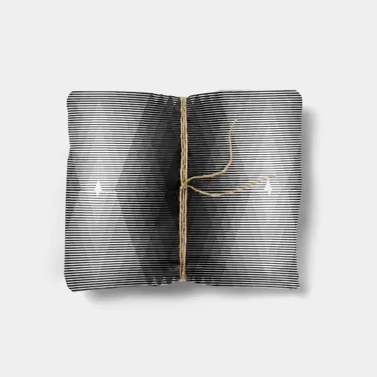 Fine Line Black and White Gift Wrap II {1}