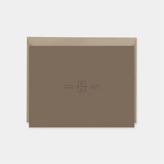 Monogram Note Cards III {3}