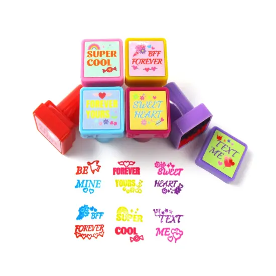 Valentine's Day Dual Color Self-Inking Stamper - 24 pcs {2}
