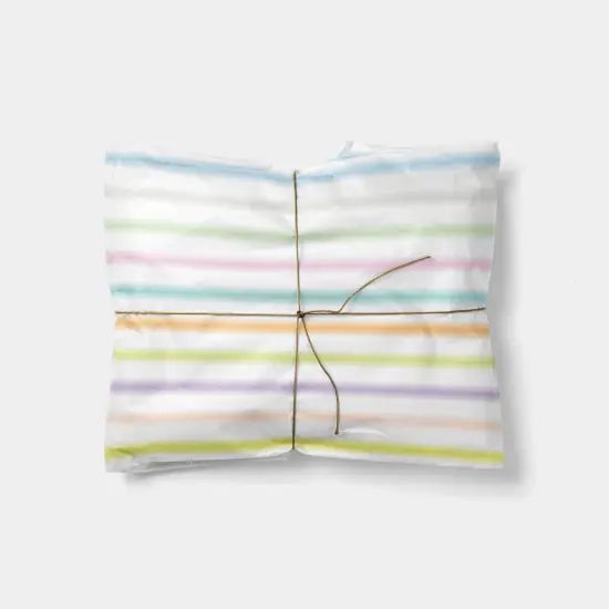 Colorful Gradient Stripes Gift Wrap {1}