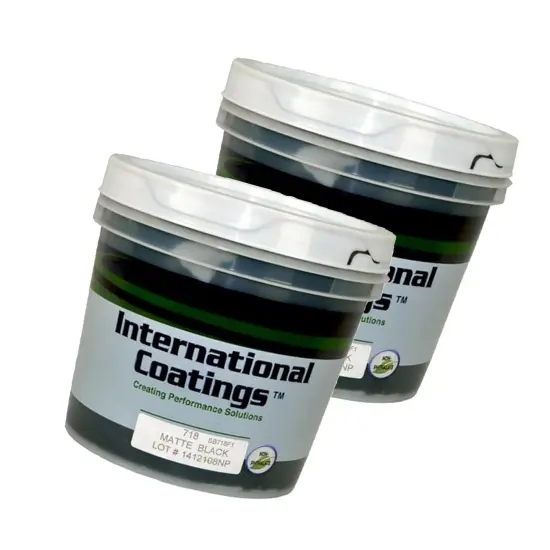 Matte Black by International Coatings Bright Red {2}