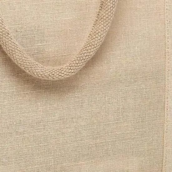 Practical Natural Jute Bag 11 3/4" x 4 3/4" x 13 7/8" {6}