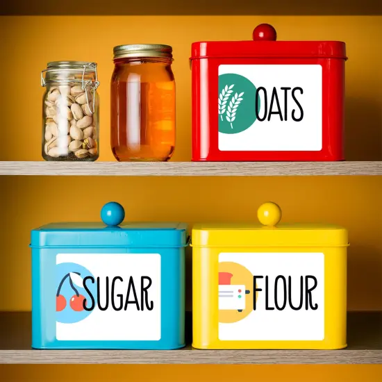 Avery Matte White Rectangle Labels with Sure Feed, 4" x 6" {2}