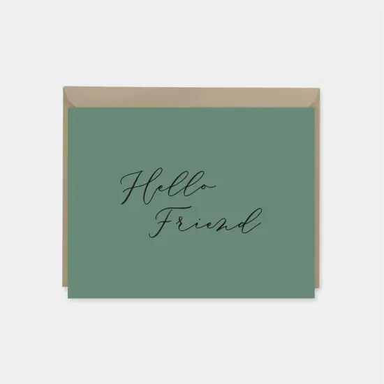 Hello Friend Card Set,Friendship Card {6}