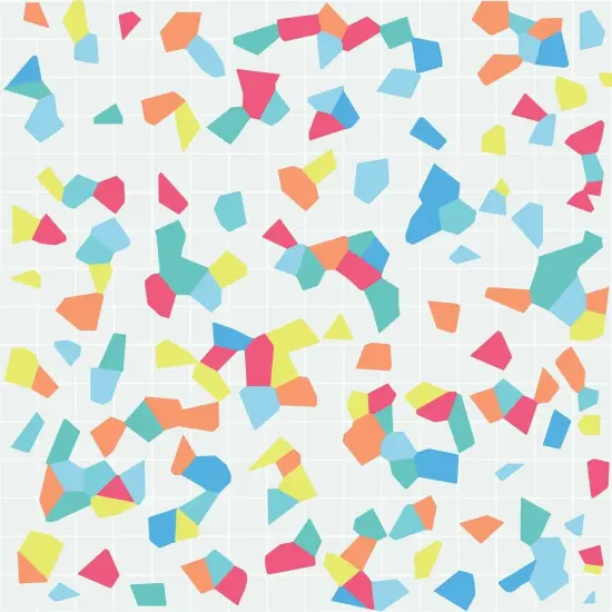 Confetti Memphis Gift Wrap {2}