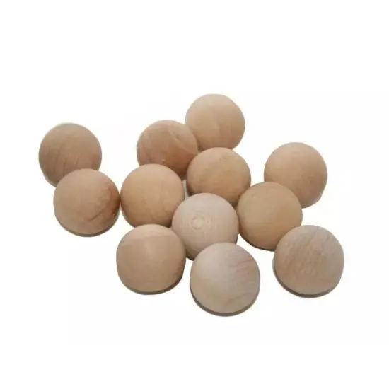 Kitcheniva 30 Pcs 1" Maple Wood Balls Sorting Games Math Waldorf Games Craft {1}