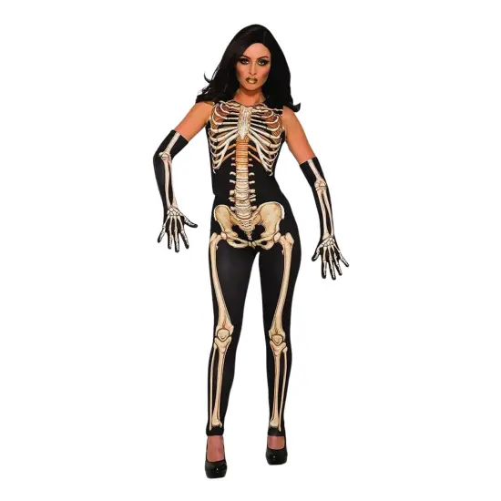 Lady Bones Women's Costume, One Size {1}