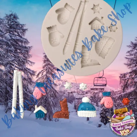 WINTER TIME FUN Silicone Mold {3}