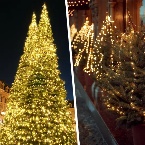 Solar String Lights for Outside, 200 LED 72Ft Solar Fairy Lights for Outside Waterproof with 8 Modes, Solar Lights Outdoor for Patio Tree Christmas Party Wedding Decor(Warm White) {4}