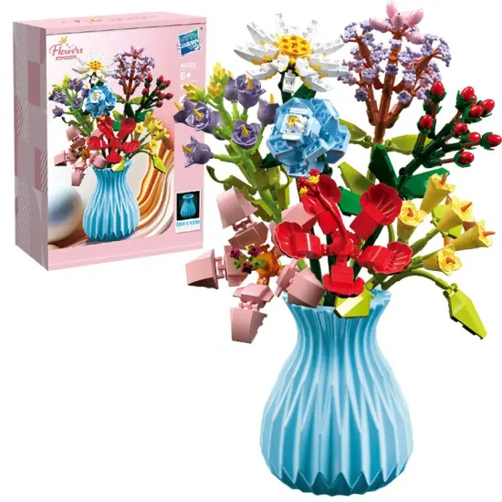 Constructor flower bouquet in a vase F07M9-4(109) {3}