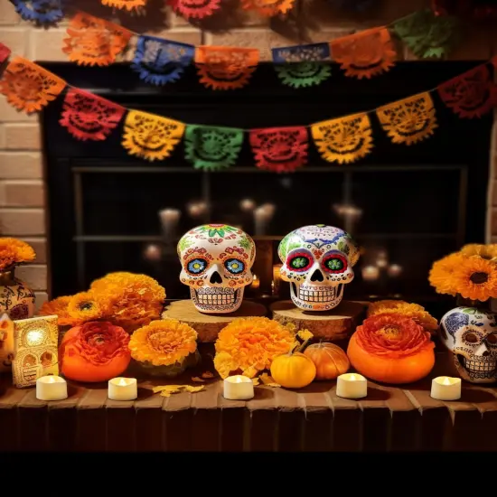 Homemory Timer Tea Lights Candles Battery Operated Candles with 6H Timer, Auto On Daily, Flameless LED Tealight Votive Candles for Table Centerpieces, Lantern, Holiday Decor, Built-in Timer, 12-Pack {4}