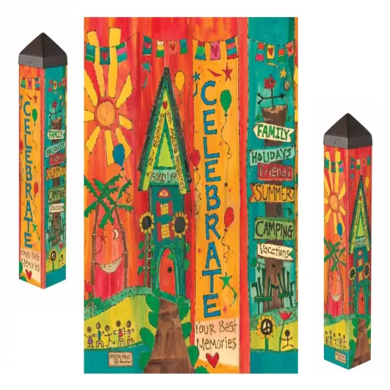 Celebrate Retirement Art Pole 20 Inches Stephanie Burgess {1}