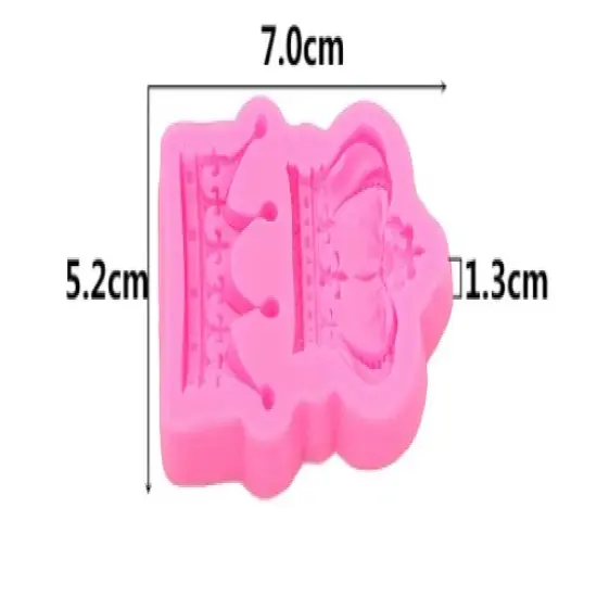 King and Queen Crown Silicone Mold {3}