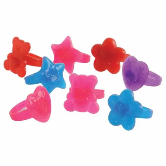 Glitter Rings 72 Pc Include 72 Units {1}