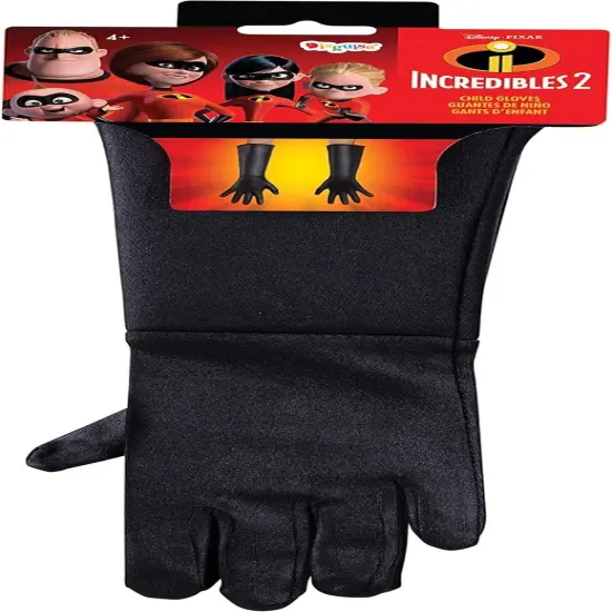 Incredibles 2 The Incredibles Child Gloves- One Size Fits Most, One Size , Black {2}