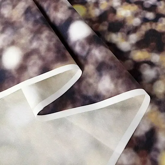 8 ft Black Gold Glitter Printed Vinyl Photo Backdrop Banner Party Decorations {4}