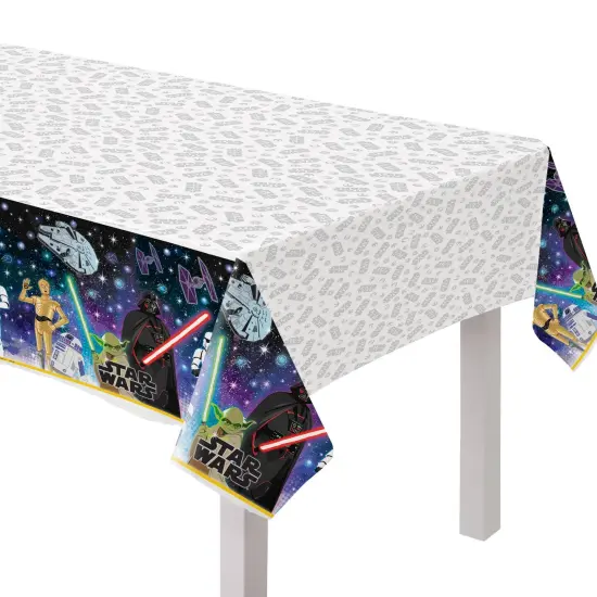 Star Wars Galaxy 54" x 96" Plastic Table Cover - 1ct {1}