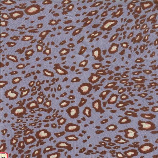 1 Yard 100% Polyester CEY Animal Print Fabric, 58/59&Prime; Wide LAVENDER {1}