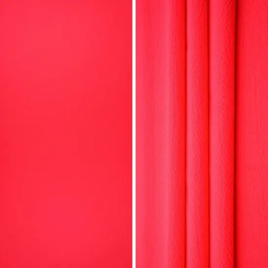 1 Yard Ghost Crepe Solid Stretch Woven Fabric for Drapery and Upholstery 57/58" Width N.CORAL {1}