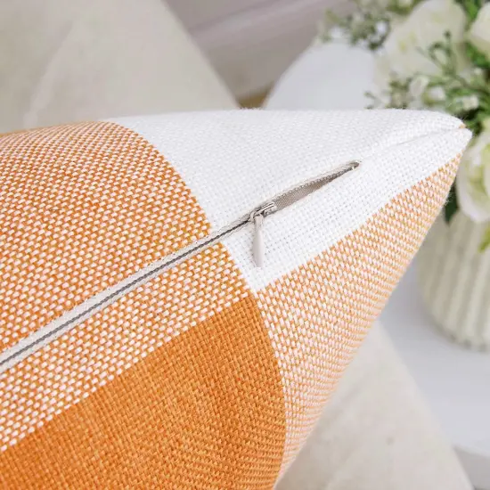 2 Pack of Fall Throw Pillow Covers Decorative - 20 x 20 Inch {5}