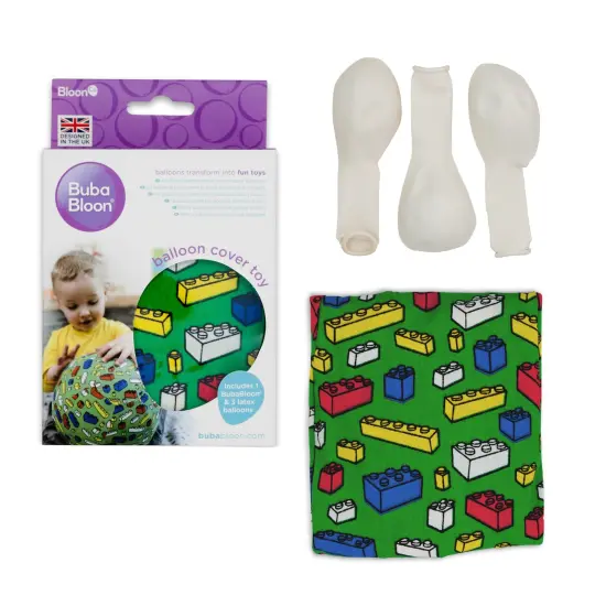 BubaBloon Blocks Green Cotton Balloon Cover Toy {3}