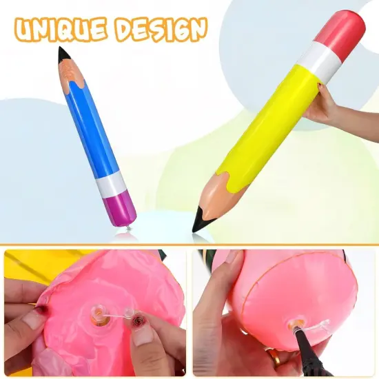 Colorful Pencil Foil Balloons Back To School Balloons Set-5 Pcs 27 Inch {5}