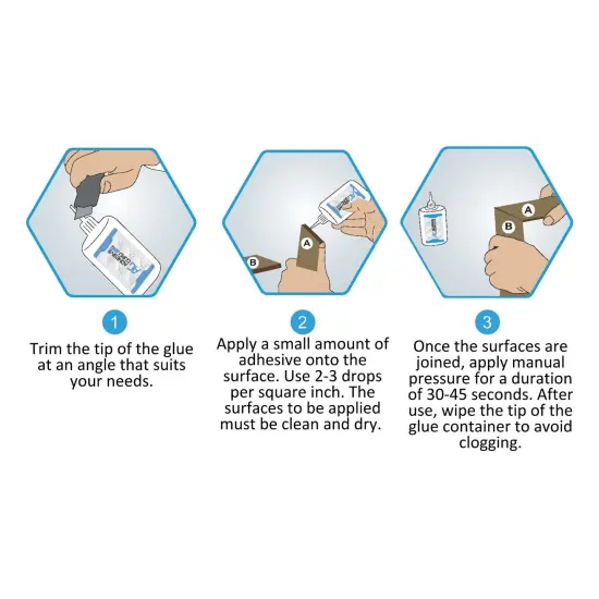 ADHESIVE GURU AG240G CA Glue 3.5 oz. Super Glue for Wood Working, DIY & Craft, Repairs, Multi-Purpose Clear Cyanoacrylate Adhesive {6}