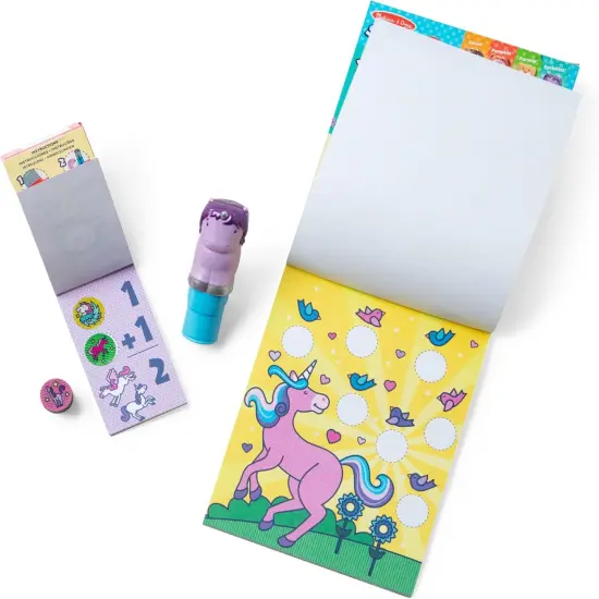 Purple Unicorn Bundle: 24-Page Activity Pad {3}