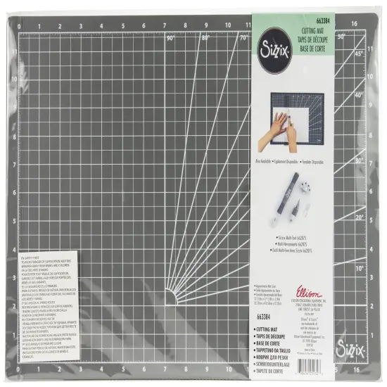Sizzix Cutting Mat-Imperial And Metric {3}