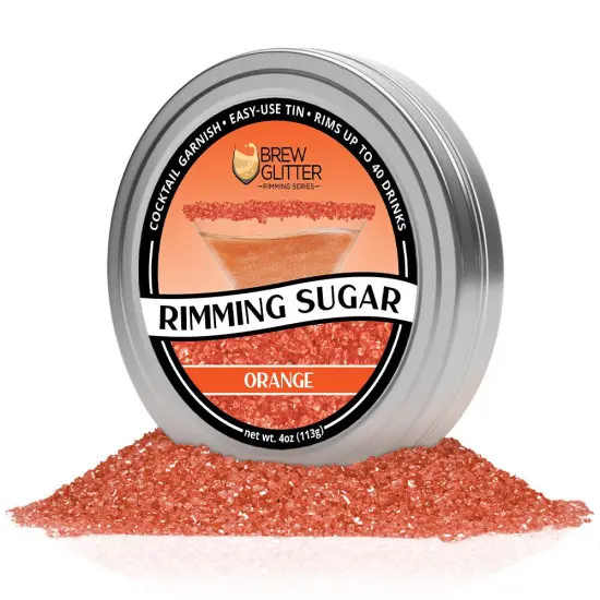 Orange Rimming Sugar {4}