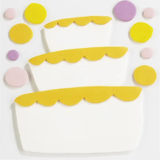 Jolee's Boutique Fondant Tier Cake Dimensional Stickers {1}