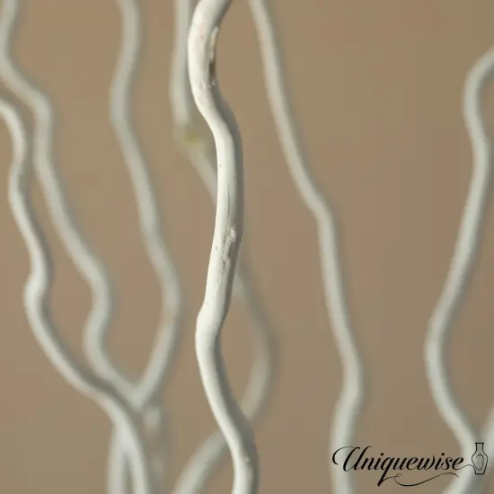 Uniquewise 12pc 59" Natural Dried Willow Twigs Ideal Sticks for DIY Crafts Decorative Stems Floral Arrangements Floor Vase Fillers Wedding Centerpieces Event Decorations and Home D&eacute;cor Accents, White {6}